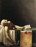 Jacques-Louis David Marat Assassinated in His Bath Spain oil painting artist